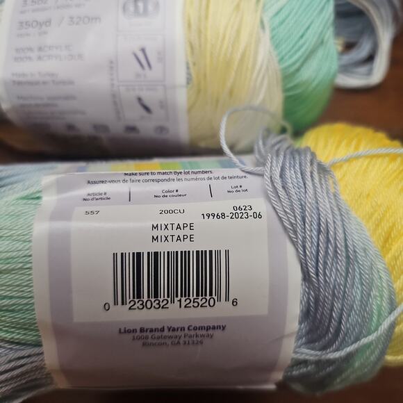 Lion Brand Mandala String Yarn bundle of 4 - Picture 3 of 3